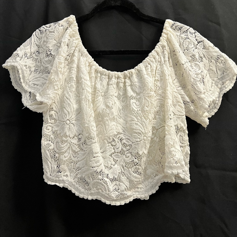 Crotchet crop top